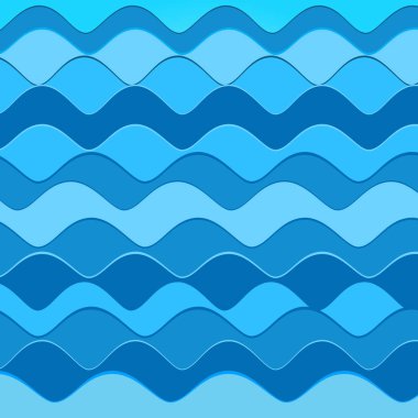 Mavi dalgalı soyut arkaplan