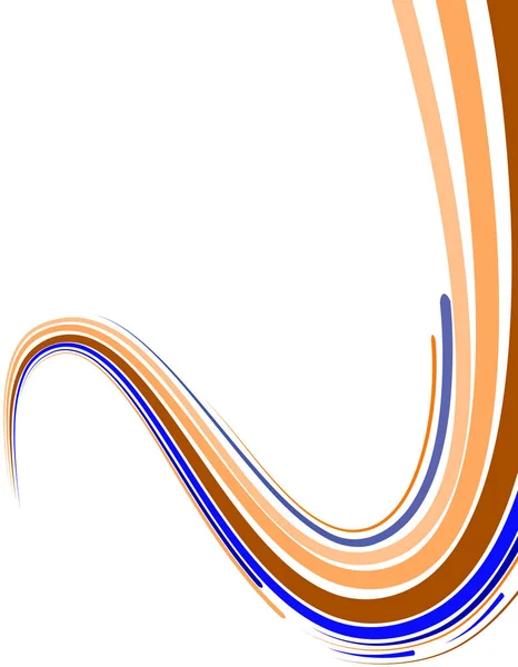 Абстрактний фон з різнокольоровими вигнутими лініями. Векторні — стоковий вектор
