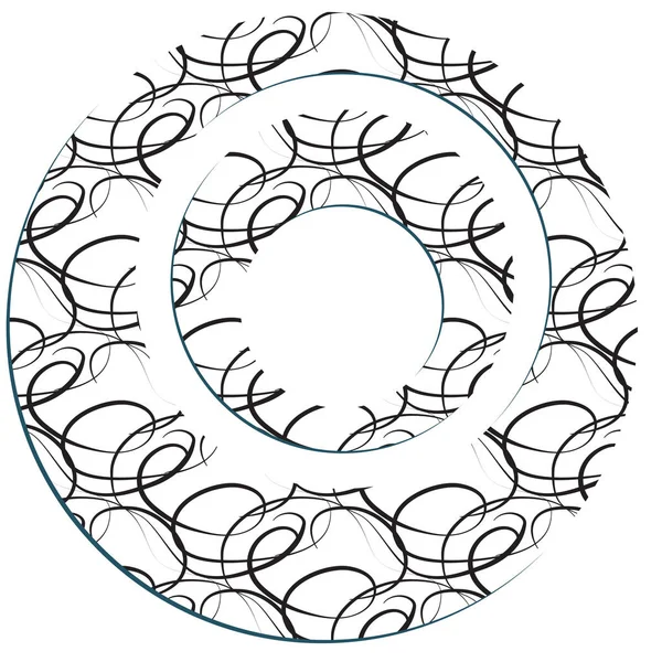 Das Muster eines Hintergrundes mit Kreisen — Stockvektor