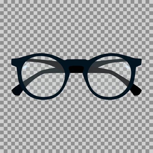 Черные очки на прозрачном фоне — стоковый вектор
