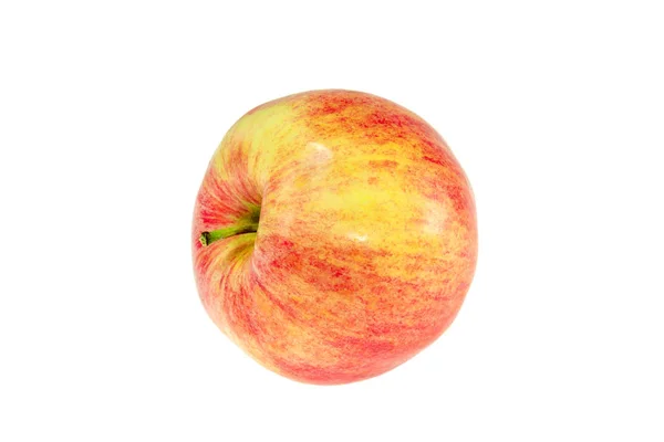 Red ripe apple on a white background — Stock Photo, Image