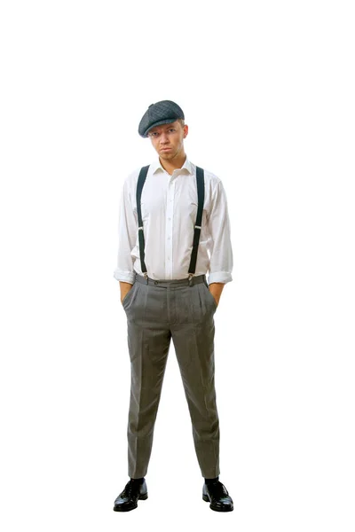 Young man wearing a cap — Stock Photo, Image