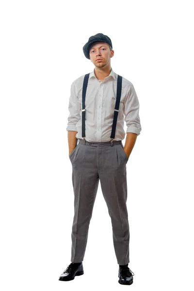 Young man wearing a cap — Stock Photo, Image