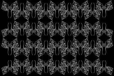 vektör çizimi soyut çiçek