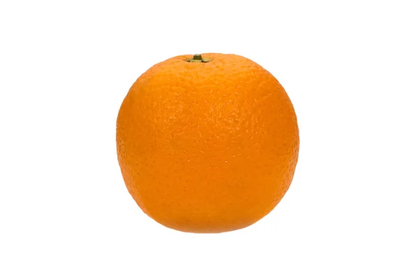 Ripe orange on a white background — Stock Photo, Image