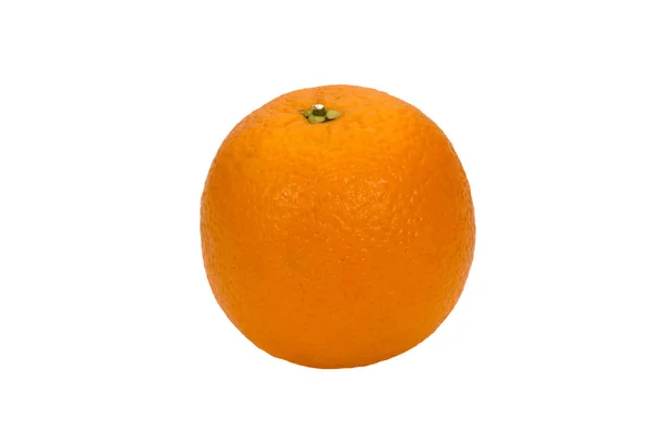 Reife Orange auf weißem Hintergrund — Stockfoto
