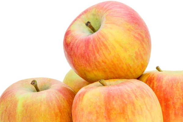 Image Background Fruit Red Yellow Ripe Apples — Stock Photo, Image