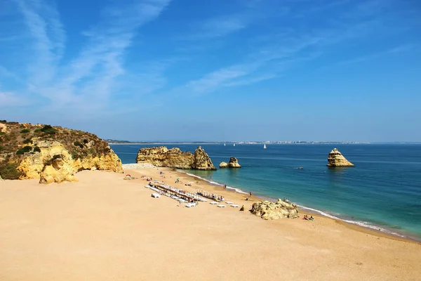 Dona ana stranden, lagos, portugal — Stockfoto