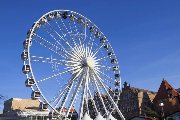 Ferris wheel in Gdansk — Stock Photo, Image
