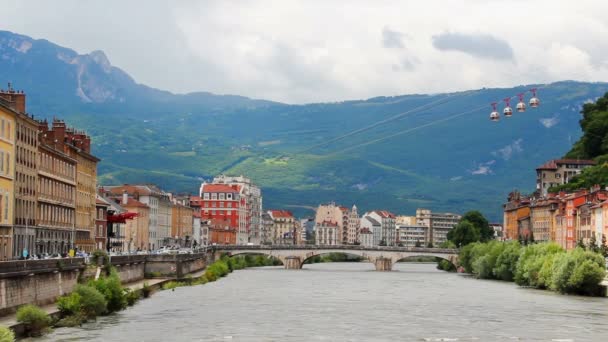 Grenoble, Rhone Alpes, França — Vídeo de Stock