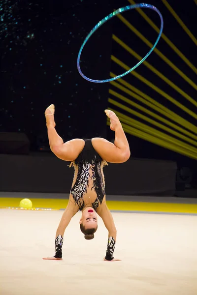 Rytmické gymnastiky mezinárodní pohár v Kyjevě — Stock fotografie