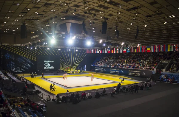 Sportovní palác v Kyjevě během deriugina pohár — Stock fotografie