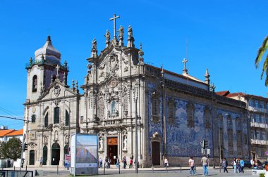 Carmelitas and Carmo Churches in Porto, Portugal clipart