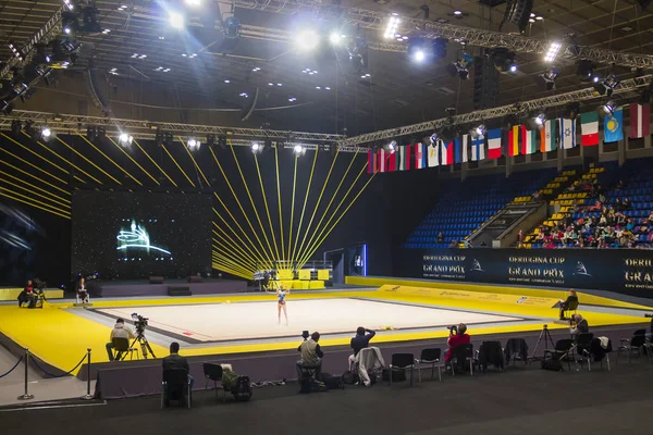 Palais sportif à Kiev pendant la Coupe Deriugina — Photo