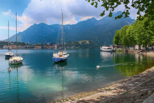 Lecco, Jezioro Como, Włochy — Zdjęcie stockowe