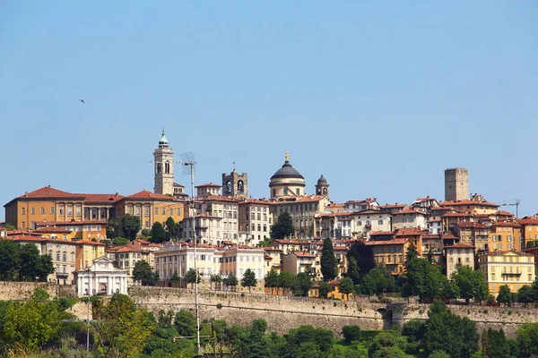 De bovenstad Bergamo, Italië — Stockfoto