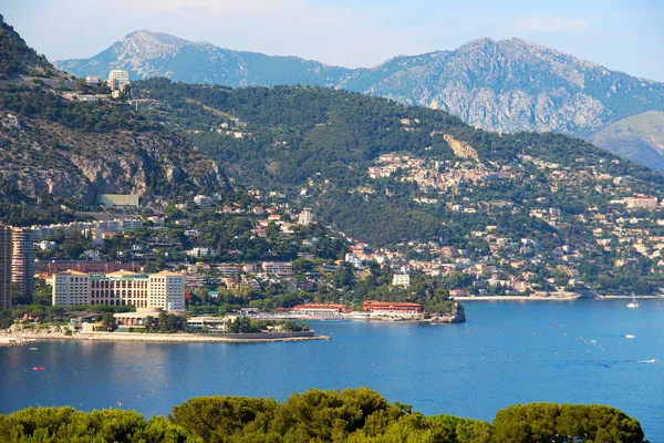 Monaco - Monte-Carlo weergave — Stockfoto