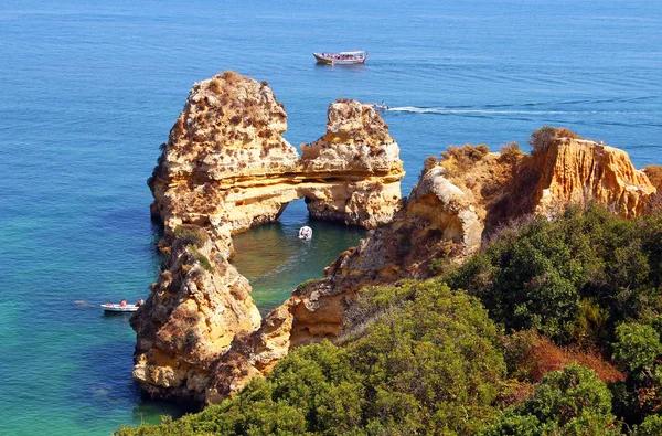 Ponta da Piedade, Lagos, Algarve, Portugalsko — Stock fotografie