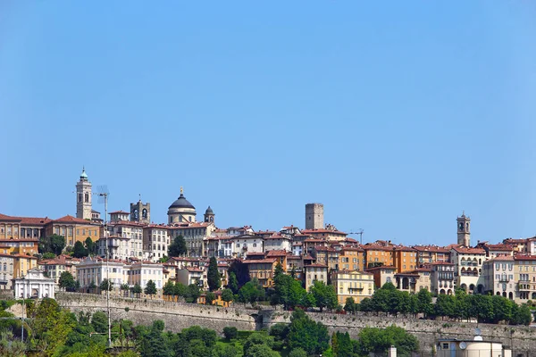 Uper stad Bergamo, Italië — Stockfoto