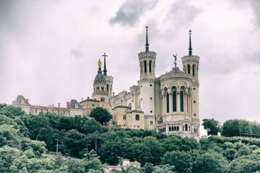 Bazilika Notre-Dame de Fourviere, Lyon, Fransa
