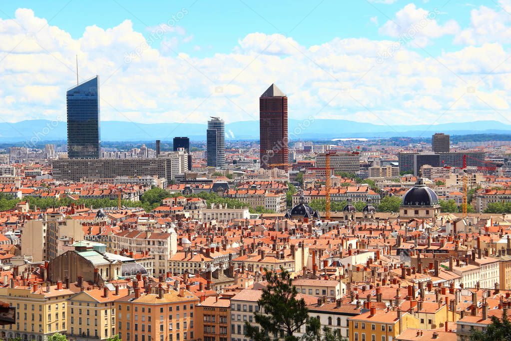 Cityscape of Lyon