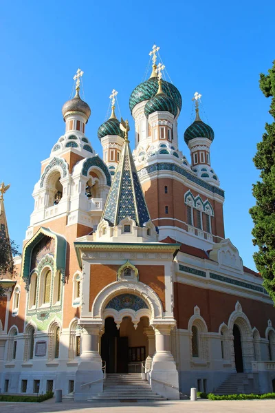 St Nicholas Cathedral, Nice, Fransa — Stok fotoğraf