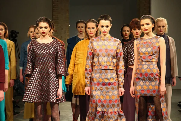 40ª semana de la moda ucraniana en Kiev — Foto de Stock