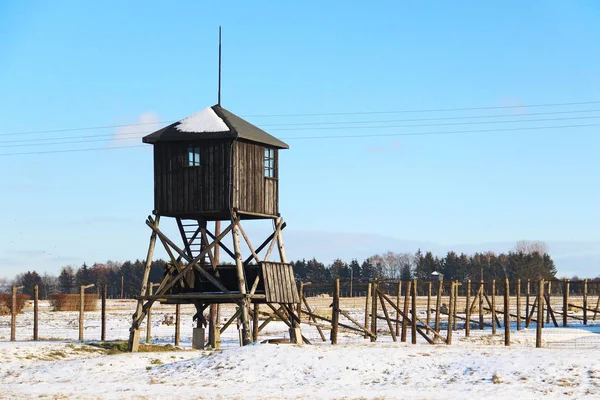 Concentratiekamp Majdanek, Lublin, Polen — Stockfoto