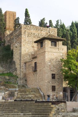 Alcazaba Malaga, İspanya