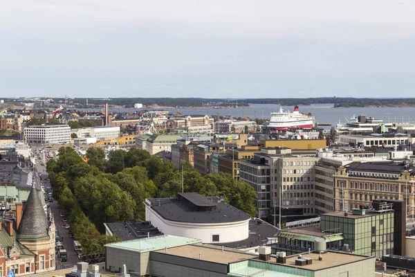 Вид з повітря на Гельсінкі (Фінляндія). — стокове фото