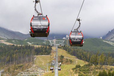 High Tatras, Slovakya 'da kablo yolu