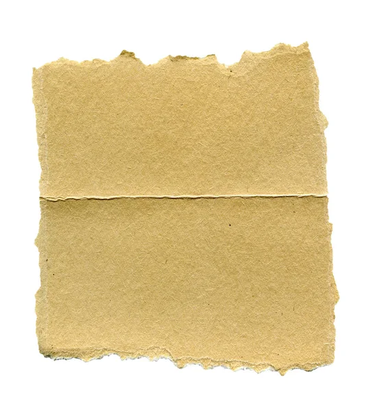 Torn paper isolated — Stock Photo, Image