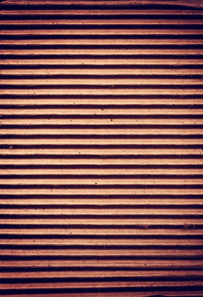 Ribbed cardboard background — Stock Photo, Image