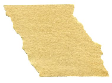 yırtık karton izole