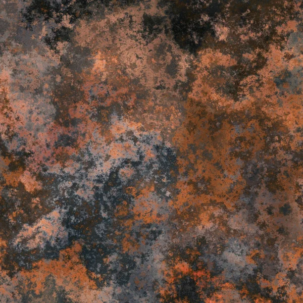 Abstract Generated Rust Aged Metal Surface Background — Stock Photo, Image