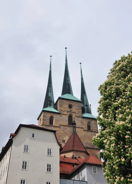 Kościół Saint Severus w Erfurt — Zdjęcie stockowe