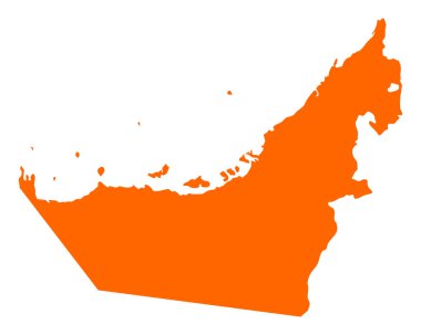 Birleşik Arap Emirlikleri Haritası