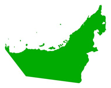 Birleşik Arap Emirlikleri Haritası