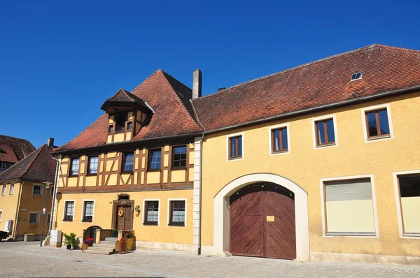 Frame house in Ornbau — Stock Photo, Image