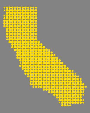 Doğru harita Kaliforniya