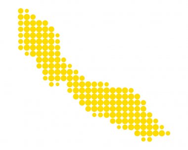 Curacao doğru harita