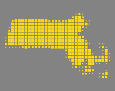 Massachusetts doğru harita