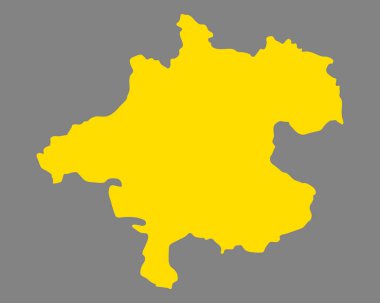 Yukarı Avusturya Haritası