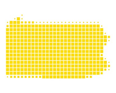 Pennsylvania doğru harita