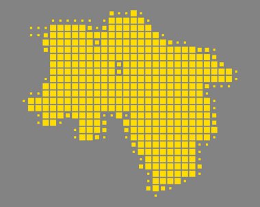 Aşağı Saksonya Haritası