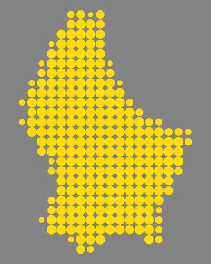 Doğru Lüksemburg Haritası
