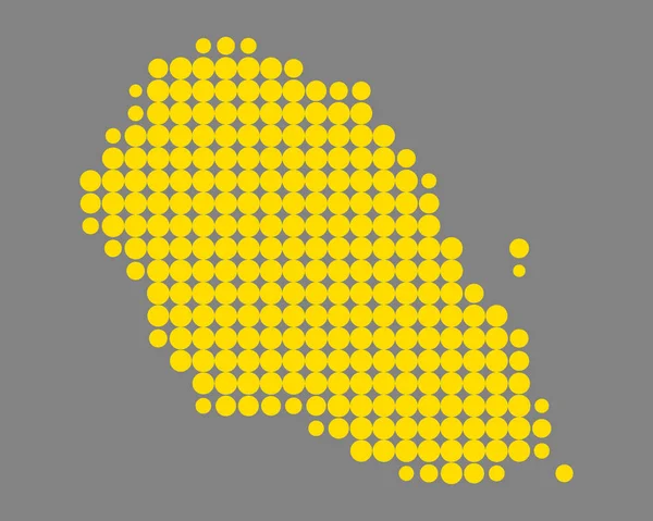 Carte précise de Graciosa — Image vectorielle