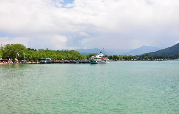 Jezioro Woerthersee w Karyntii, Austria — Zdjęcie stockowe