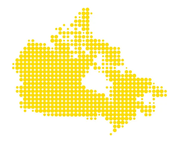 Ακριβή χάρτη του Καναδά — Διανυσματικό Αρχείο