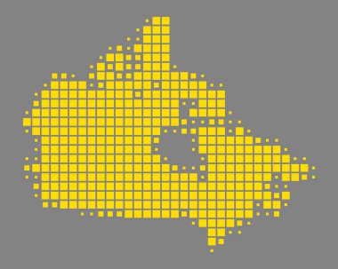 Doğru Kanada Haritası